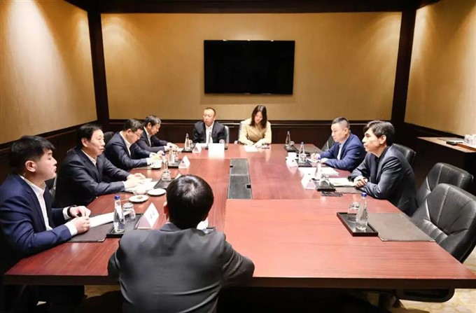 河钢集团董事长于勇会见海尔智家副总裁、全球采购总经理刘伟  ​